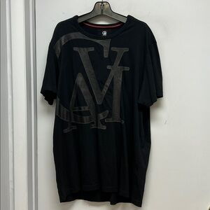 CAVI Oversized Logo Graphic T-Shirt – Black – Men’s 4XL